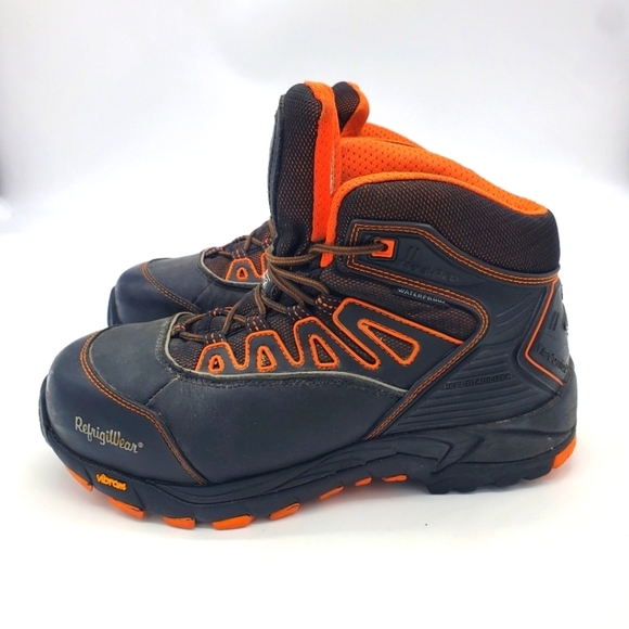 RefrigiWear Shoes Men 10 PolarForce Hiker Insulated Waterproof Work Boots - Picture 1 of 12